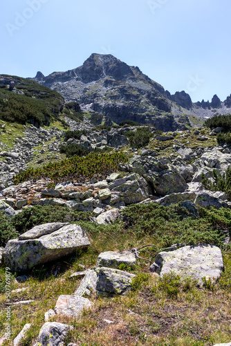 Landscape of Rila Mountain near The Scary lake, Bulgaria © hdesislava