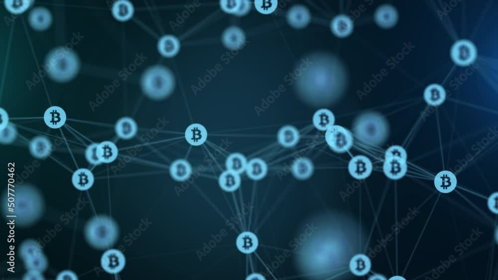 Global abstract digital bitcoin crypto currency. Network connections and mining cryptocurrency. Concept of blockchain technology. Global abstract digital bitcoin crypto currency. Network connections and mining cryptocurrency. Concept of blockchain technology.