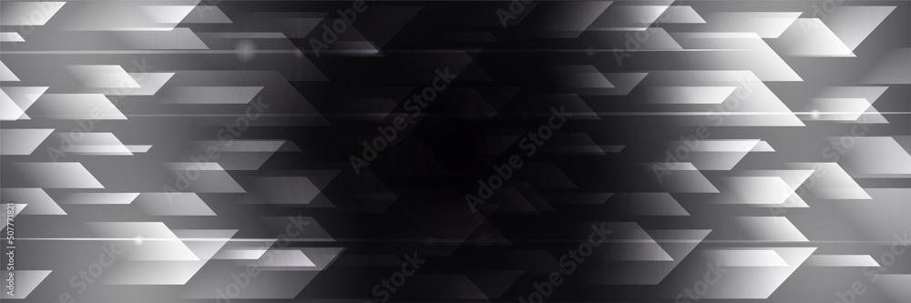 Obraz premium Black technology banner background