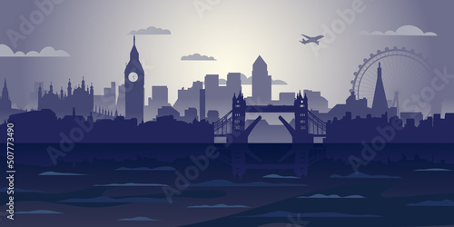 London city silhouette