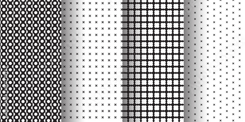 Minimal abstract geometric pattern set