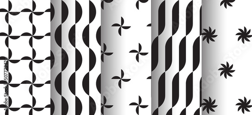 Elegant abstract geometric pattern collection