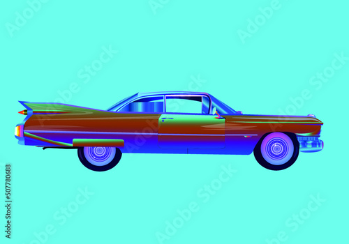 vintage car cadillac retro auto