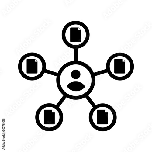 Black solid for Multitasking Icon