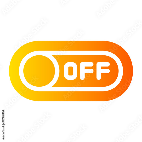 off button gradient icon