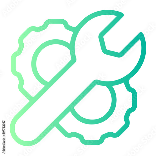 gears gradient icon