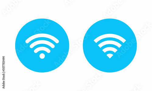 Wifi icon set collection. Wireless network sign symbol vector