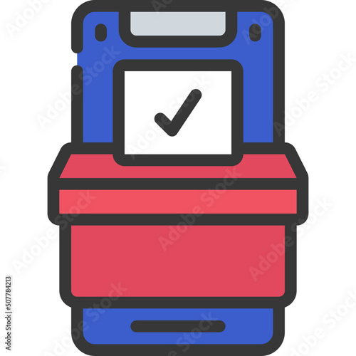 Mobile Voting Icon