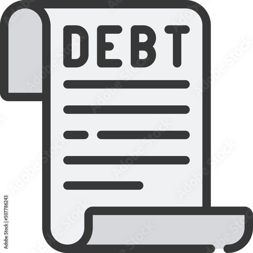 Debt Document Icon