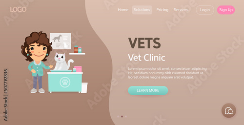 Vets Website Template