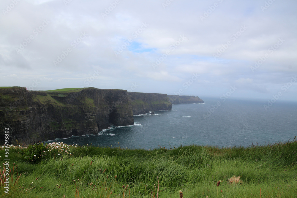 Cliffs of Moher are Ireland's most famous cliffs  