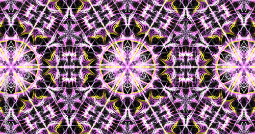 Abstract, futuristic and colorful pattern