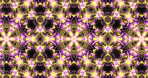 Abstract, futuristic and colorful pattern