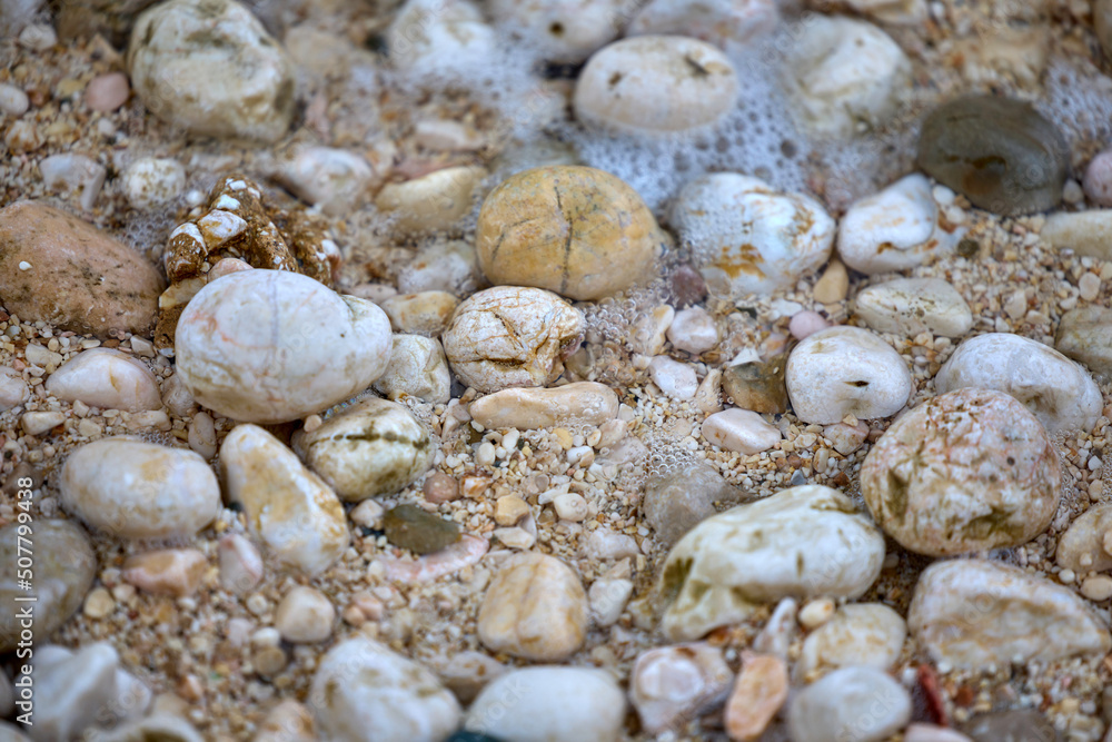 Steine am Strand - Sommer und Meer