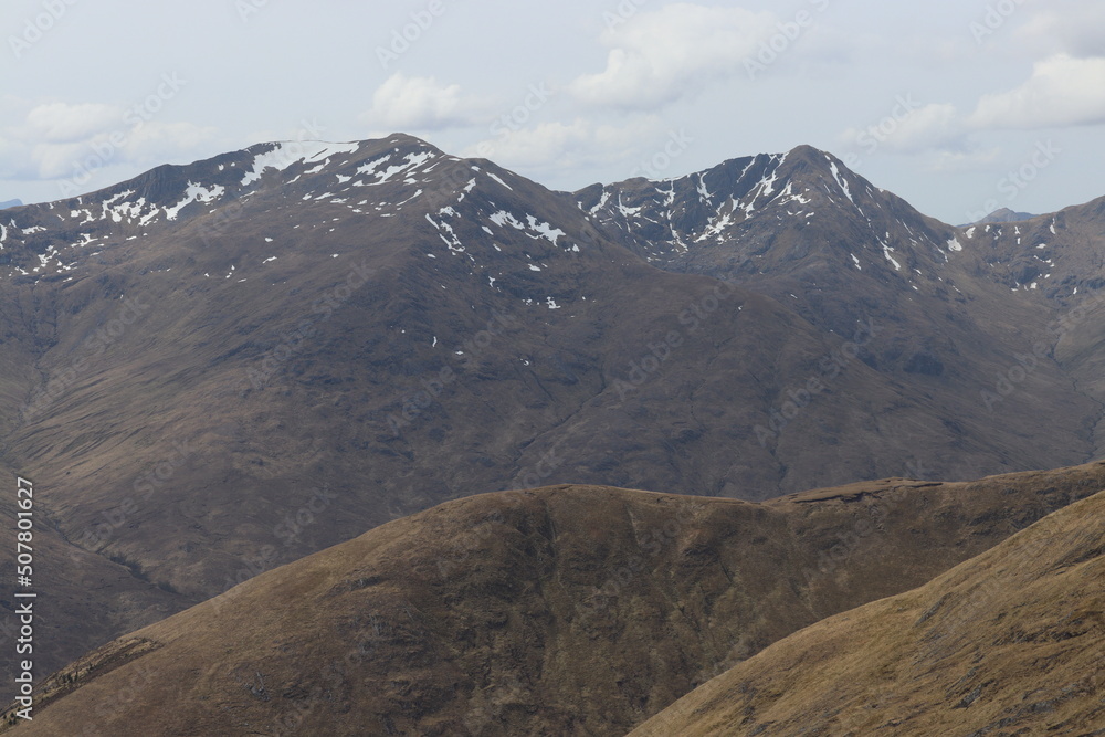 south glen shiel ridge scotland highlands munros