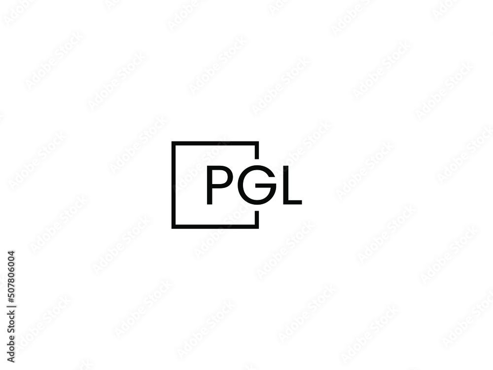 PGL Letter Initial Logo Design Vector Illustration PGL Letter Initial Logo Design Vector Illustration