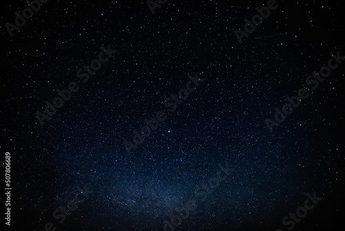 View of the clear starry sky