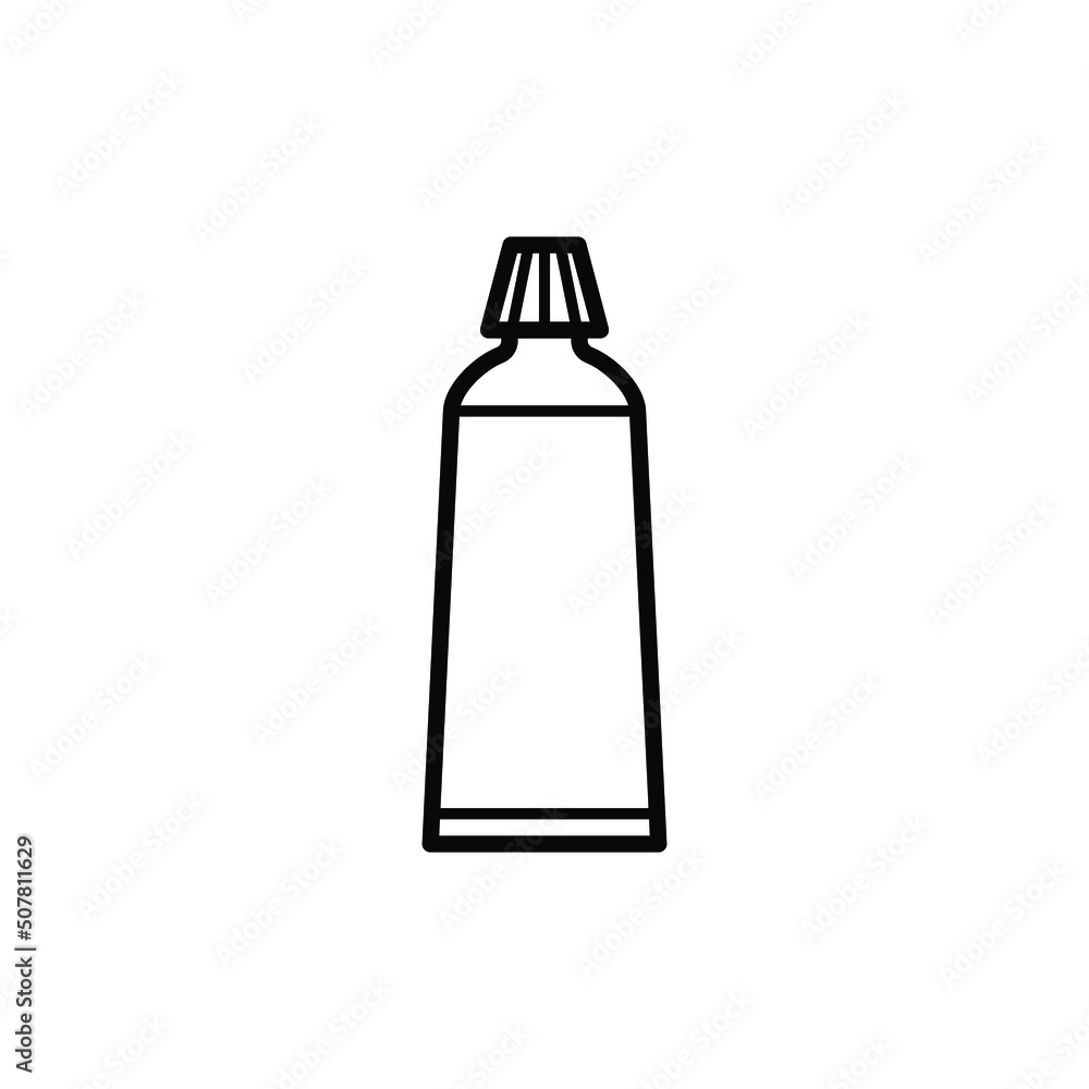 Toothpaste isolated icon design template Toothpaste isolated icon design template