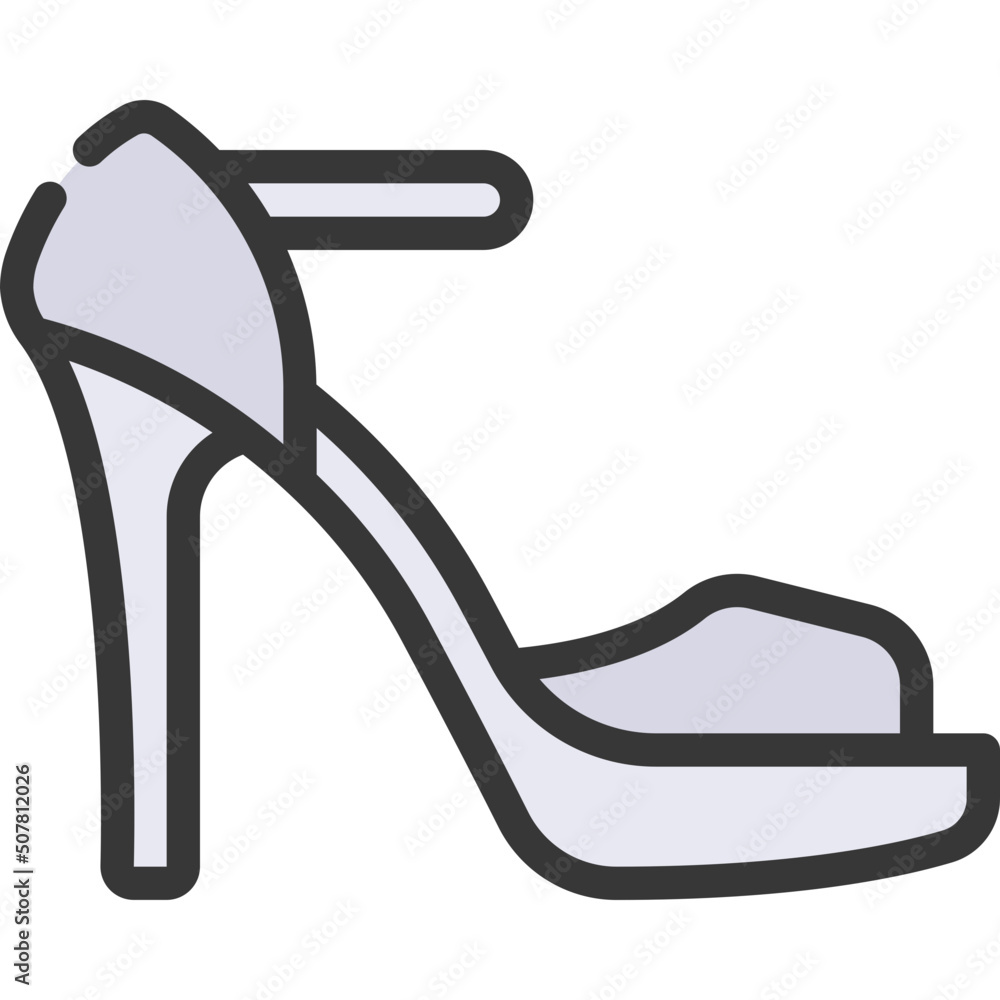 Bride Wedding Shoe Icon Bride Wedding Shoe Icon