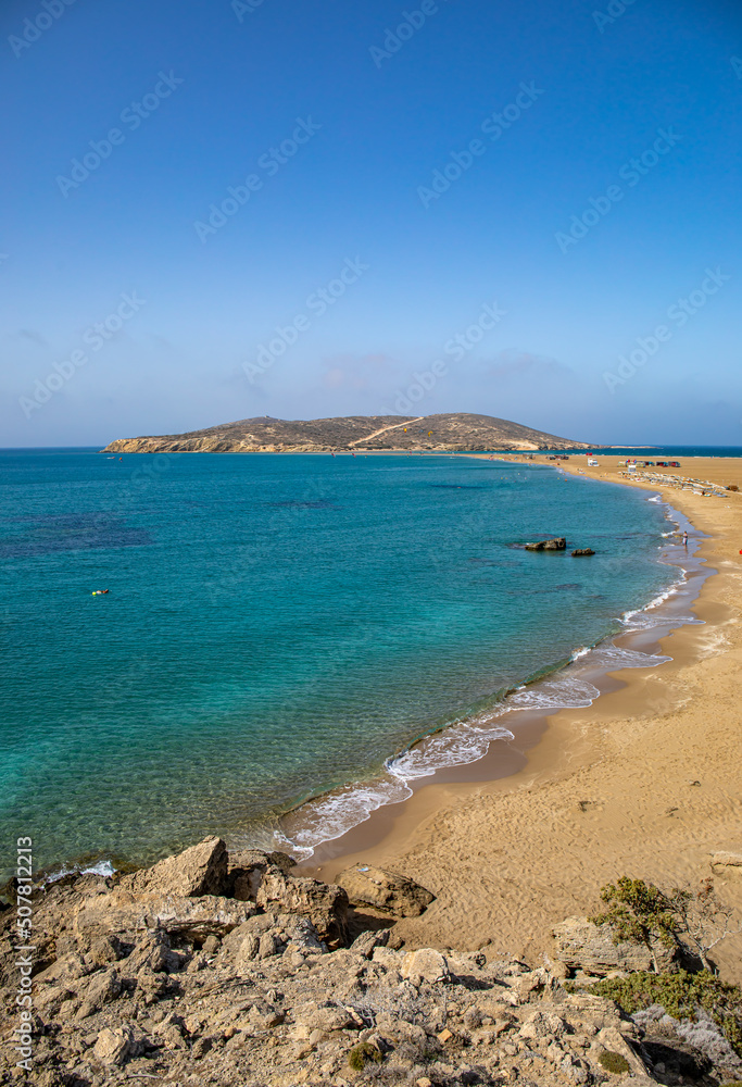 Macheria beach on Rhodos island, Dodecanese Macheria beach on Rhodos island, Dodecanese