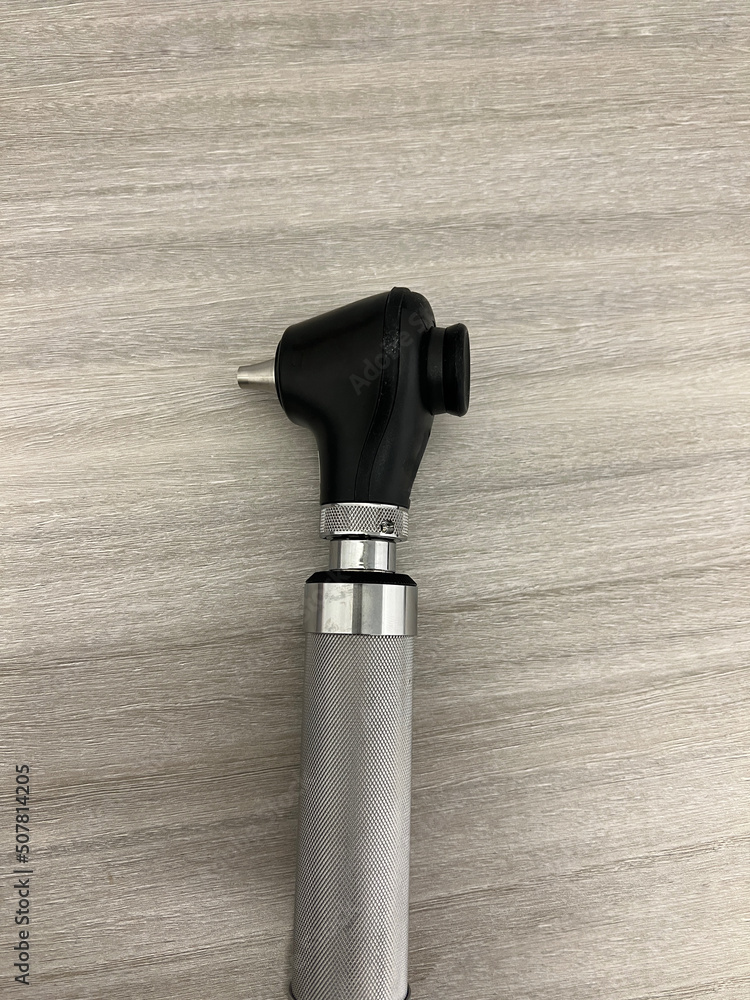 Ear scope on a table used for ear infections and ear problems to see