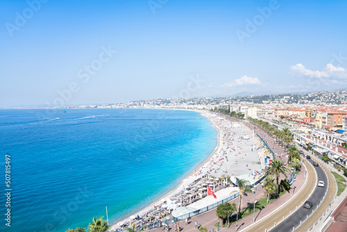 Panoramic view of Nice, France