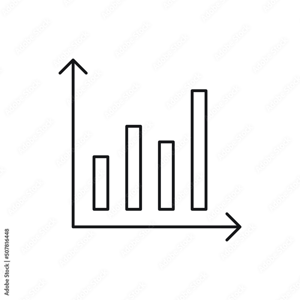 Graph vector for website symbol icon presentation Graph vector for website symbol icon presentation