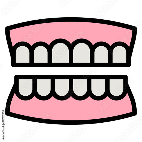 denture line icon