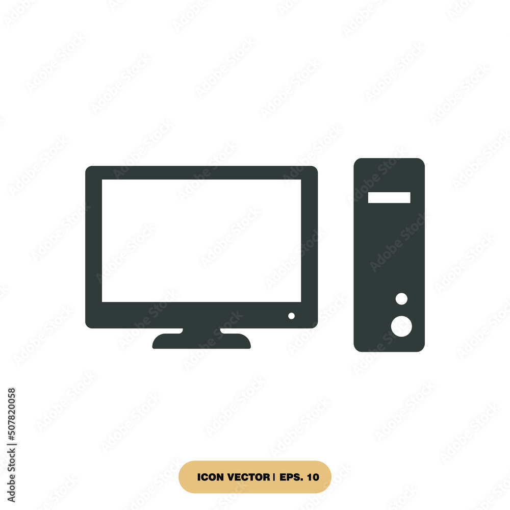 pc icons symbol vector elements for infographic web pc icons symbol vector elements for infographic web