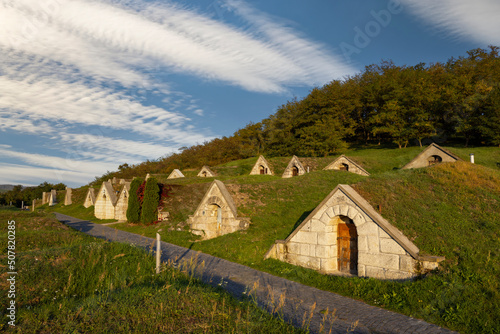 Autumnal Gombos-hegyi pincesor in Hercegkut, UNESCO site, Great Plain, North Hungary © Richard Semik