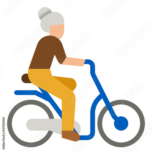 bike flat icon