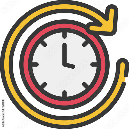 Turn Clocks Forward Icon