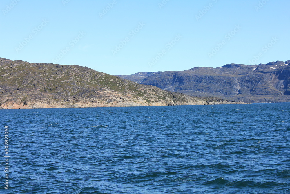 Amazing Greenlandic coast (horizontal), Disko Bay, Greenland