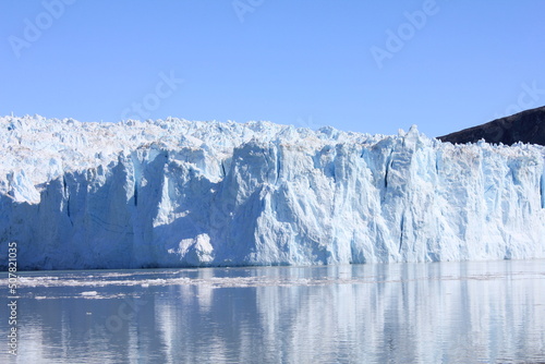 Glacier tongue of overwhelming Eqip Sermia (horizontal), Eqip Sermia, Greenland