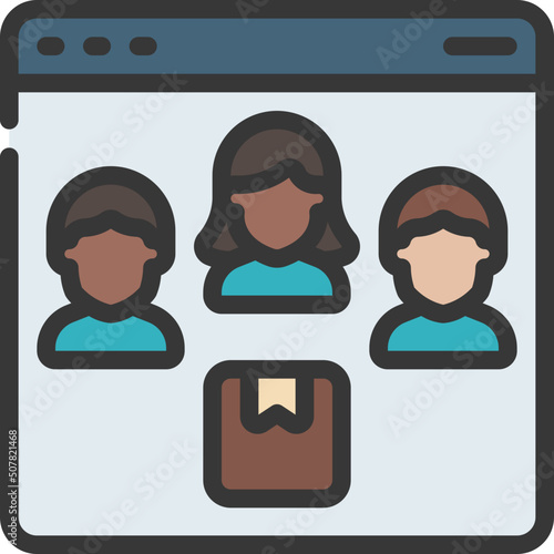 Crowd Sourcing Website Icon
