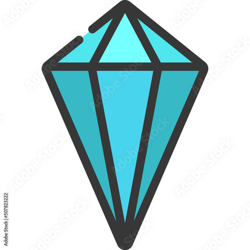 Long Diamond Icon