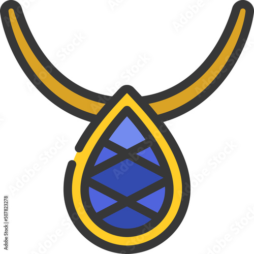 Droplet Gem Necklace Icon