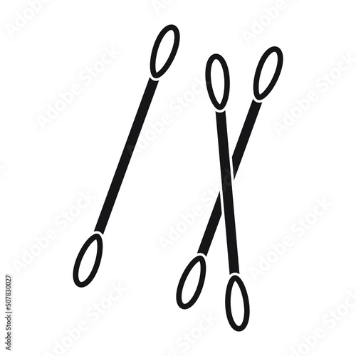 Cotton swabs icon