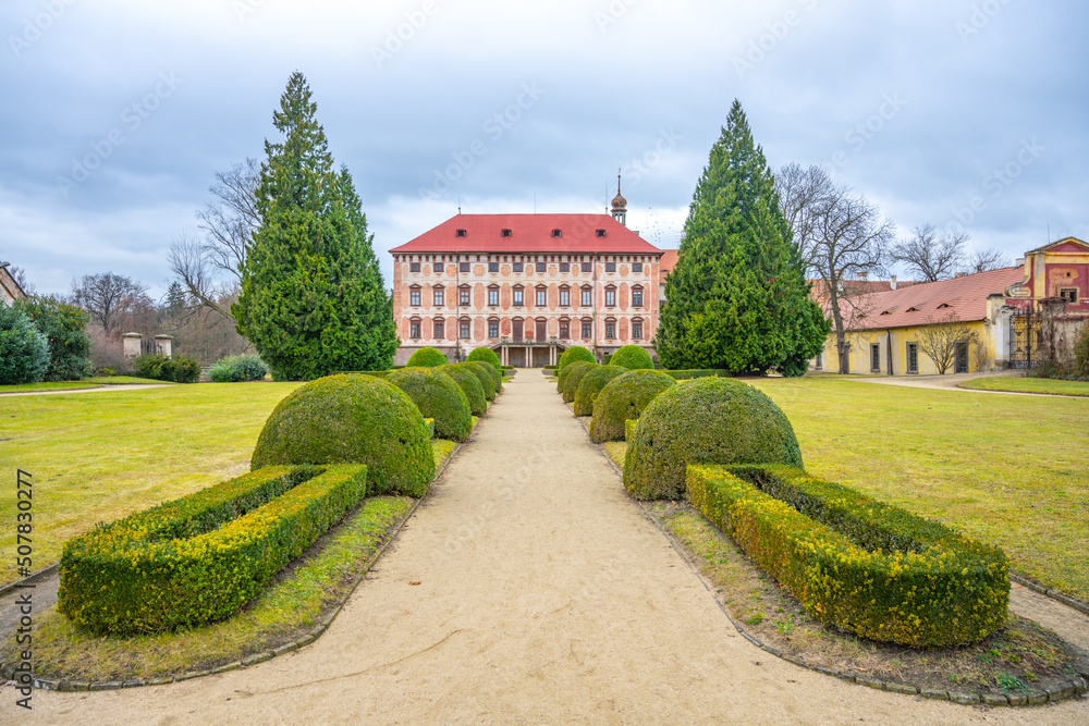Obraz premium Libochovice Chateau - baroque historical building
