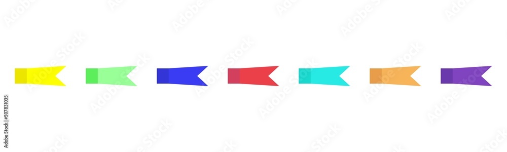 Post note stickers isolated on white background, Vector color sticky tapes. Vector illustration. Post note stickers isolated on white background, Vector color sticky tapes. Vector illustration.