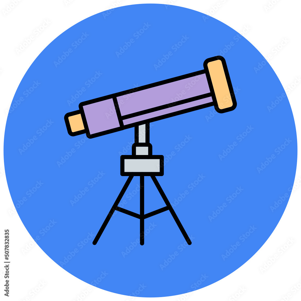 Fototapeta premium Telescope Icon