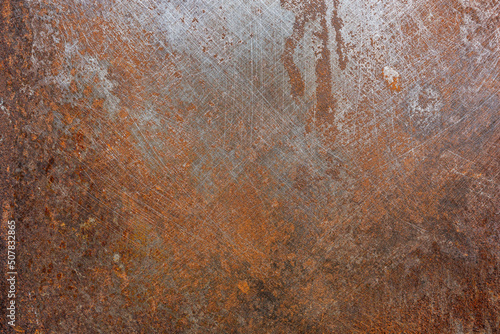 Background with rust metal photo