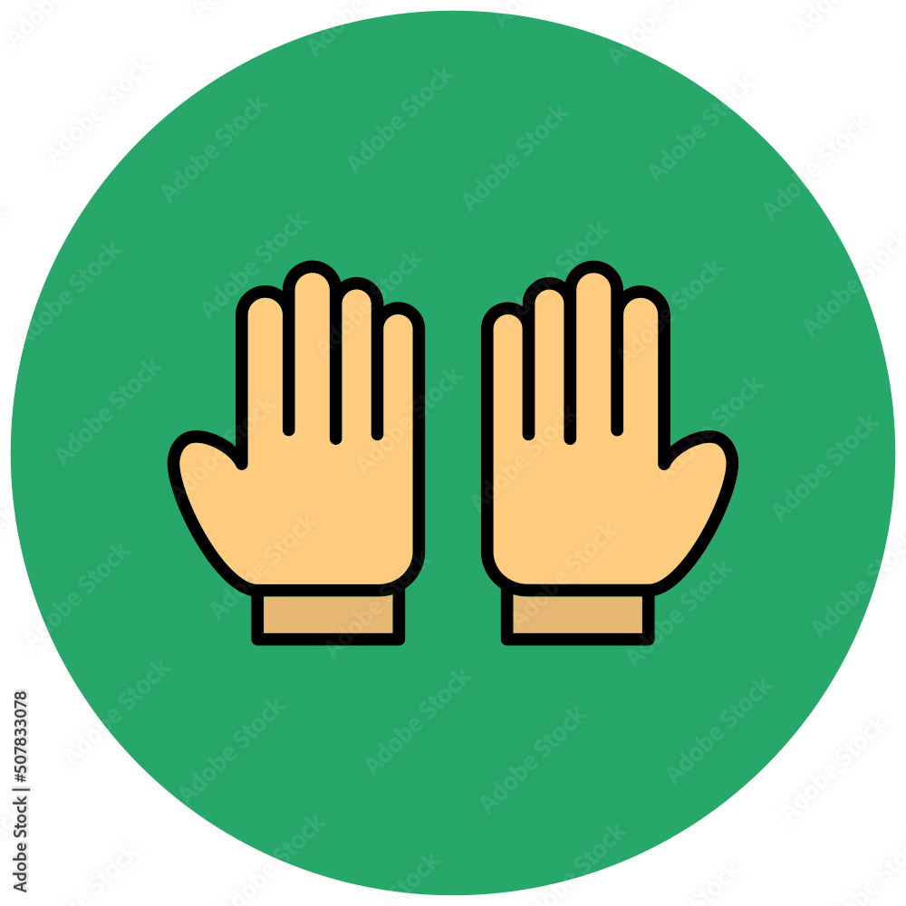 Rubber Gloves Icon Rubber Gloves Icon