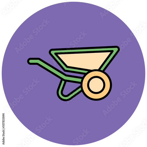 Wheelbarrow Icon