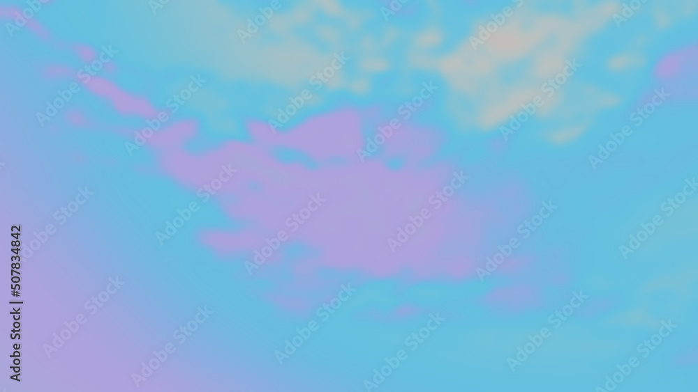 A gradient of blue and pink rainbow colors form a composition. Futuristic design posters. Liquid color background design.