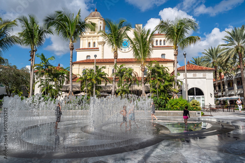Fototapeta Naklejka Na Ścianę i Meble -  The Harriet Himmel Theater - A Historic Site at The Square in West Palm Beach, FL, USA