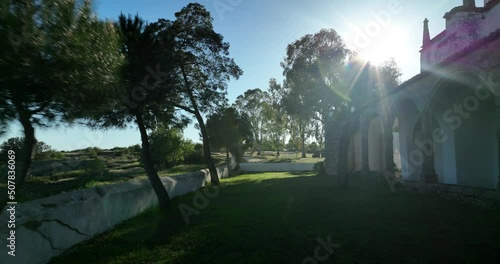 TEMPLAR HERMITAGE OF ALTAGRACIA IN GARROVILLAS DE ALCONETAR CACERES photo