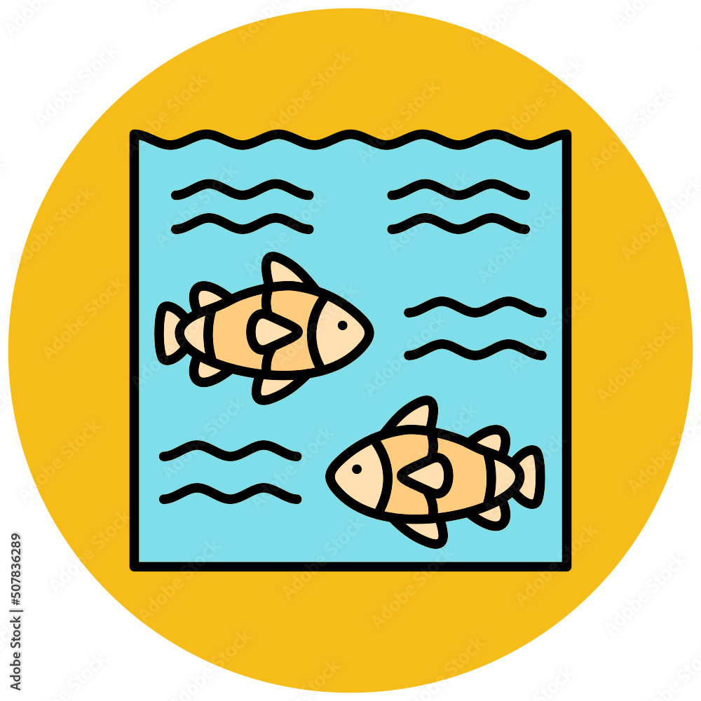 Fototapeta premium Fishes Icon