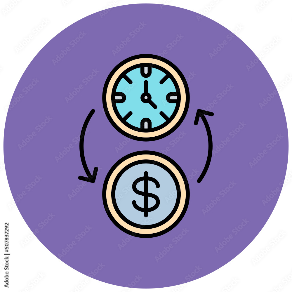 Time Is Money Icon