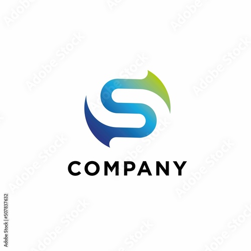 Abstract Letter S Logo